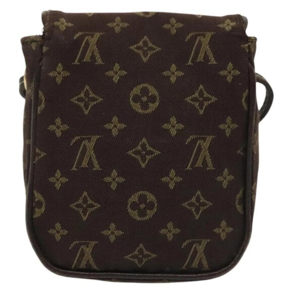 LOUIS VUITTON Monogram Mini Pochette Cancun Pouch Brown M95313 LV Auth 141685 - Picture 3 of 16